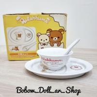 ราคา ชุดชาม จาน ช้อน ลายริลัคคุมะไข่ดาว เซ็ต3ชิ้น Rilakkuma งานลิขสิทธิ์แท้จากญี่ปุ่น (24800195914)