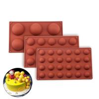 ราคา แม่พิมพ์บอลเบเกอรี่อาชีพ - ซิลิโคนเกรดอาหารสำหรับทำเค้ก ขนม และของหวาน (ชุด 3 ขนาด) (42860731072)