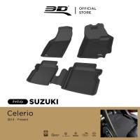 ราคา 3D Mats พรมปูพื้นรถยนต์ SUZUKI CELERIO 2014-2024 พรมกันลื่น พรมกันนํ้า พรมรถยนต์ (13801019627)
