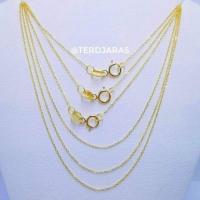 ราคา สร้อยคอลายโซ่ห่วง​ ทอง9k. (4731362622)