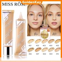 ราคา ของขวัญ MISS ROSE รองพื้นเนื้อแมทท์กันน้ำ มอยส์เจอไรเซอร์ ลิควิด รองพื้น คอนซีลเลอร์ ติดทนนาน สีธรรมชาติ ล้างออกง่าย Wholesalemove รองพื้นเนื้อลิควิด GoldenKey (41711949869)