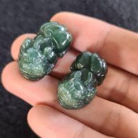 ราคา ปี่เซี๊ยะหยกคู่หยกพม่าเขียวเข้ม (21686847721)