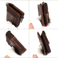 ราคา MOVETEMP OF NOVEL DESIGN กระเป๋าสตางค์สองพับ กระเป๋าสตางค์ผู้ชายหนังหนังม้าแท้ (16657372058)