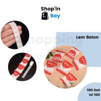 ราคา กาวติดลูกโป่ง / กาวติดลูกโป่ง / กาวจุด 1 ม้วน บรรจุ 100 จุด (26365208069)