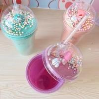 ราคา แก้วน้ำแบบ 2 ชั้น ลายการ์ตูน ฝาโดมมีตัวการ์ตูน มีคริสตัล สวย น่ารัก 450ml มีฝาปิดอย่างดี น่าใช้มาก พกพาสะดวก (28365296705)