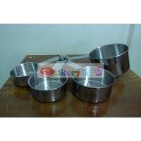 ราคา ถ้วยตวง สแตนเลส ถ้วยตวงของแห้ง 4 ขนาด (9154787925)