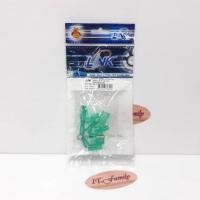 ราคา หัวแลน RJ45 CAT 5E ยี่ห้อ LINK สีเขียว ตัวผู้ สำหรับเข้าสายแลน 1 ถุง ถุงละ 10 ตัว (ออกใบกำกับภาษีได้) (15786943706)