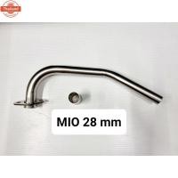 ราคา คอท่อสแตนเลส คอท่อ MIO / Wave 110i / Wave 125i / SCOOPY-I / Click/ Nmax / Pcx 150 2018-20 ขนาด 28 มิล (41362769055)