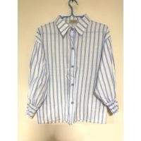 ราคา เสื้อเชิ๊ตแขนยาว สีฟ้า-ขาว ลายทาง (21584975628)