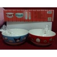 ราคา ชุดชามคู่ อิ่มสะดวก 7-11 ชามเซรามิค (2012280083)