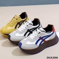 ราคา CDY Contemporary รองเท้าผ้าใบหุ้มข้อสูงผู้หญิงเกาหลี DG8208 (26121136431)