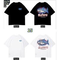 ราคา เสื้อยืด Oversize ลาย ฉลาม งานแบรนด์ไทยส่งออกยุโรป (12811050085)