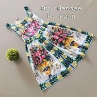 ราคา (M) พร้อมส่งชุดเดรสสายเดี่ยวลายดอก งานป้าย White Garden แท้ มือ1 ป้ายห้อย (25411093437)