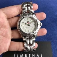 ราคา Tag Heuer ก้างปลา หน้าขาว King Size 38 mm. (349695605)