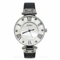 ราคา Julius นาฬิกาข้อมือสตรี แท้ รุ่น JA-832-black สายหนัง (279038705)