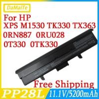 ราคา PP28L แบตเตอรี่แล็ปท็อปสำหรับ Dell XPS M1530 TK330 TX363 RN887 XT816 T330 TK330 TK362 TK363 XT828 3UR18650F-2-DLL-23/0 (28603377415)