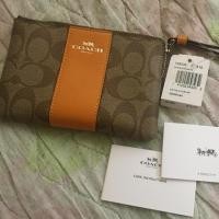 ราคา กระเป๋า Coach คล้องมือ ของแท้ F58035 สีน้ำตาล,ส้ม (2115874915)