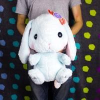 ราคา ตุ๊กตากระต่าย Pote Usa Loppy สีฟ้า ลิขสิทธิ์แท้ นำเข้าจากญี่ปุ่น (691649180)