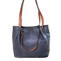 ราคา Elle Parisกระเป๋าทรงถังสีเทาเข้ม (12133452761)