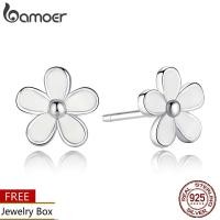 ราคา Bamoer ต่างหูสตั๊ดดอกเดซี่เงินแท้ 925 (29212501532)