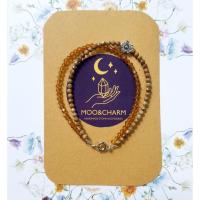 ราคา ข้อมืออาเกตสีน้ำตาล 2 layer คริสตัล หินมงคล หินธรรมชาติ อัญมณีเพิ่มพลังชีวิต ยาว 7 นิ้ว หิน 3 mm. (41559205416)