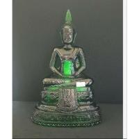 ราคา No. M/4 พระบูชาพิมพ์ พระแก้วมรกต 25 พุทธศตวรรษ ปี พ.ศ.2500 บล็อคไทย ร.9 ร่วมประธานพิธี เนื้อแก้วเขียวมรกต บล็อค THAI สำ (29764583853)