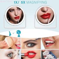 ราคา บิวตี้บาร์8 กระจกขยาย 5 เท่า พร้อมขาตั้ง กระจกเครื่องสําอางตั้งโต๊ะแบบยืดหยุ่น อะครีลิคอเนกประสงค์ ใส 360° โต๊ะหมุนกระจกแต่งหน้าโต๊ะเครื่องแป้ง (29891197653)