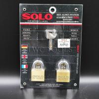 ราคา SOLO กุญแจ 35มิล 2ตัว ระบบคีย์อะไล้ท์ โซโล คอสั้น 35MM 2ตัวชุด (9269920321)
