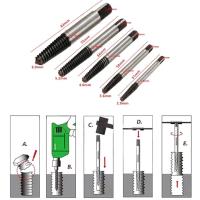 ราคา ราคาพิเศษ บ่งน๊อต ชุดถอนสกรู ดอกถอนเกลียวซ้าย 5ชิ้น ชุดดอกต๊าปถอดเกลียวซ้าย ถอดเกลียว ถอนเกลียวที่หัก ถอนน็อต (27814864597)