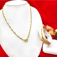 ราคา เซ็ตชุดเครื่องประดับสร้อยคอทอง2สลึง(18นิ้ว) + ข้อมือทอง1สลึง(6.5,7นิ้ว) ลายดิสโก้ห้อยจี้หัวใจตัดลาย ใส่ได้ทุกโอกาส (18584315030)