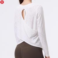 ราคา เสื้อโยคะจาก Lululemon แขนยาว สไตล์หลวมๆ สำหรับโยคะและฟิตเนส ดีไซน์ด้านหลังเปิดแบบลึก เหมาะสำหรับผู้หญิง (42518709937)