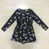 ราคา จั๊มสูทขาสั่น แขนยาว cps (3416506598)