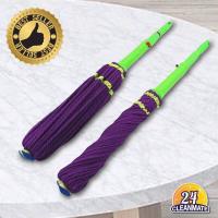 ราคา ไม้ถูพื้น ไม้ม็อบถูพื้นแบบบิดล็อค ไมโครไฟเบอร์ ด้ามสีม่วงด้ามจะเป็นเหล็ก ด้ามสีเหลืองทำจากสแตนเลสเกรดดี (1284900753)