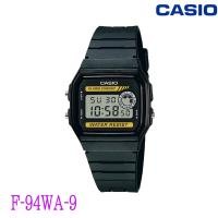 ราคา Casio Standard นาฬิกาข้อมือผู้ชาย สีดำ สายเรซิ่น รุ่น F-94WA-9DG (5883142617)
