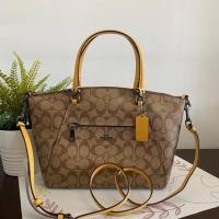 ราคา COACH PRAIRIE SATCHEL IN SIGNATURE CANVAS #79998 (5462792696)