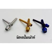 ราคา น๊อตยึดปั้มเม้าท์ น๊อตปั้มเม้าท์ (ก้นหอยสูง) (1ชุด2ตัว) ราคา ต่อ 1ชุด (13374738285)