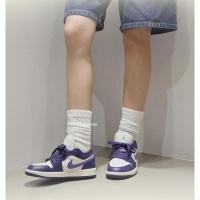 ราคา ของแท้ 1000% NIKE AIR JORDAN 1 LOW "SKY J PURPLE" รอของ 5-7 วัน (20482262742)