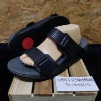 ราคา Fitflop Mens Gogh Moc Adjustable Pool Slide Shoes (9498364217)