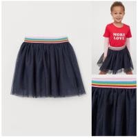ราคา แบรนด์ H&M size 6-8 ขวบ กระโปรงผ้ามุ้งสีกรมฟูฟ่อง มีซับในอย่างดี สภาพใหม่กริบค่ะ รอบเอว 22-24 สะโพก freesize ความยาว 1 (28376246827)