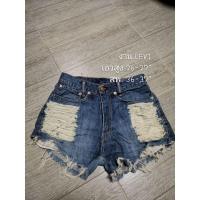 ราคา กางเกงยีนส์ขาสั้นมือสอง LEVI เอวสูง 27-28" (7962849070)