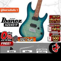 ราคา Ibanez AZ24S1F สี Transparent Turquoise Sunburst กีต้าร์ไฟฟ้า Ibanez Electric Guitar - เต่าแดง (28228568250)