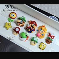 ราคา ตุ๊กตาติดเล็บธีมมาริโอ้supermario(งานแฮนด์เมคพร้อมติด) (40217598536)