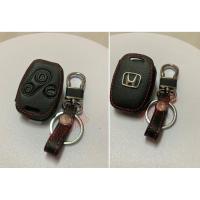 ราคา ซองหนังหุ้มกุญแจรีโมทย์รถยนต์ HONDA City,Accord,Civic FC-FK 2016-2020,HR-V,CR-V,BR-V,JAZZแบบกุญแจไขสตาร์ท2ปุ่ม(หนังPU) (41161250347)