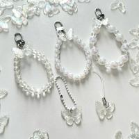 ราคา สายคล้องโทรศัพท์มือถือ ห้อยจี้ผีเสื้อ สายคล้องข้อมือพวงกุญแจลูกปัด สายคล้องคิมม่อน พวงกุญแจมือถือ (พร้อมส่ง) (25233369502)