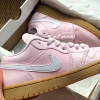 ราคา [มือสอง] Air Jordan 1 Low "Arctic Pink Gum" sneakers (12694125555)