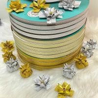 ราคา ริบบิ้นกากเพชรทึบ TW สีเงิน สีทอง เบอร์ 2 ขนาด 12 มิล ยาว 300 หลา ราคา (27775104250)