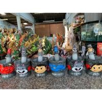 ราคา ครกหินแท้100% หินอ่างศิลา พร้อมสาก ขนาด 6.5นื้ว ลายการ์ตูน ราคา 458บาท (4824187160)