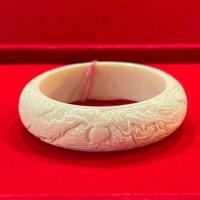 ราคา กำไลมงคล งานแกะ มังกรคาบแก้ว สวยงามมาก (29119396452)