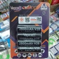 ราคา ถ่านชาร์จ Vapcell AA 2800mah V28 Ni-MH 1.2v จำนวน 4ก้อน ของใหม่ ของแท้ (18393956899)
