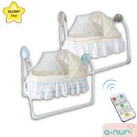 ราคา Glowy Star(โกลวี่ สตาร์) เปลเด็ก เปลไกวเด็ก ที่นอนเด็ก Glowy Banana Baby Swing เปลไกวอัตโนมัติ มีรีโมนควบคุม ใช้ได้แรกเก (20466337287)